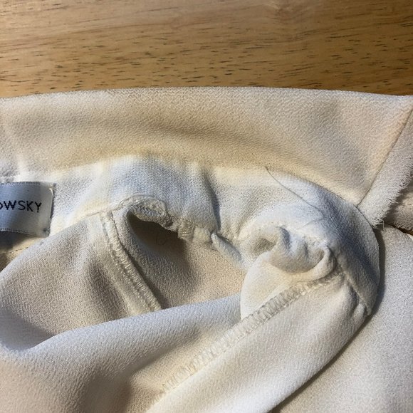 CHRISTINA MAKOWSKY RHINESTONE COLLAR BLOUSE S * - Picture 16 of 16